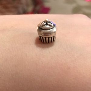 RETIRED Pandora Cupcake Charm